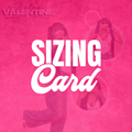 Sizing Card
